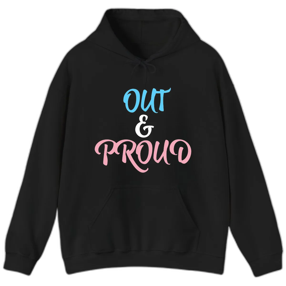 Out & Proud Hoodie in Black