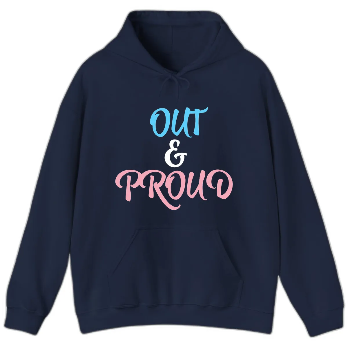 Out & Proud Hoodie in Navy