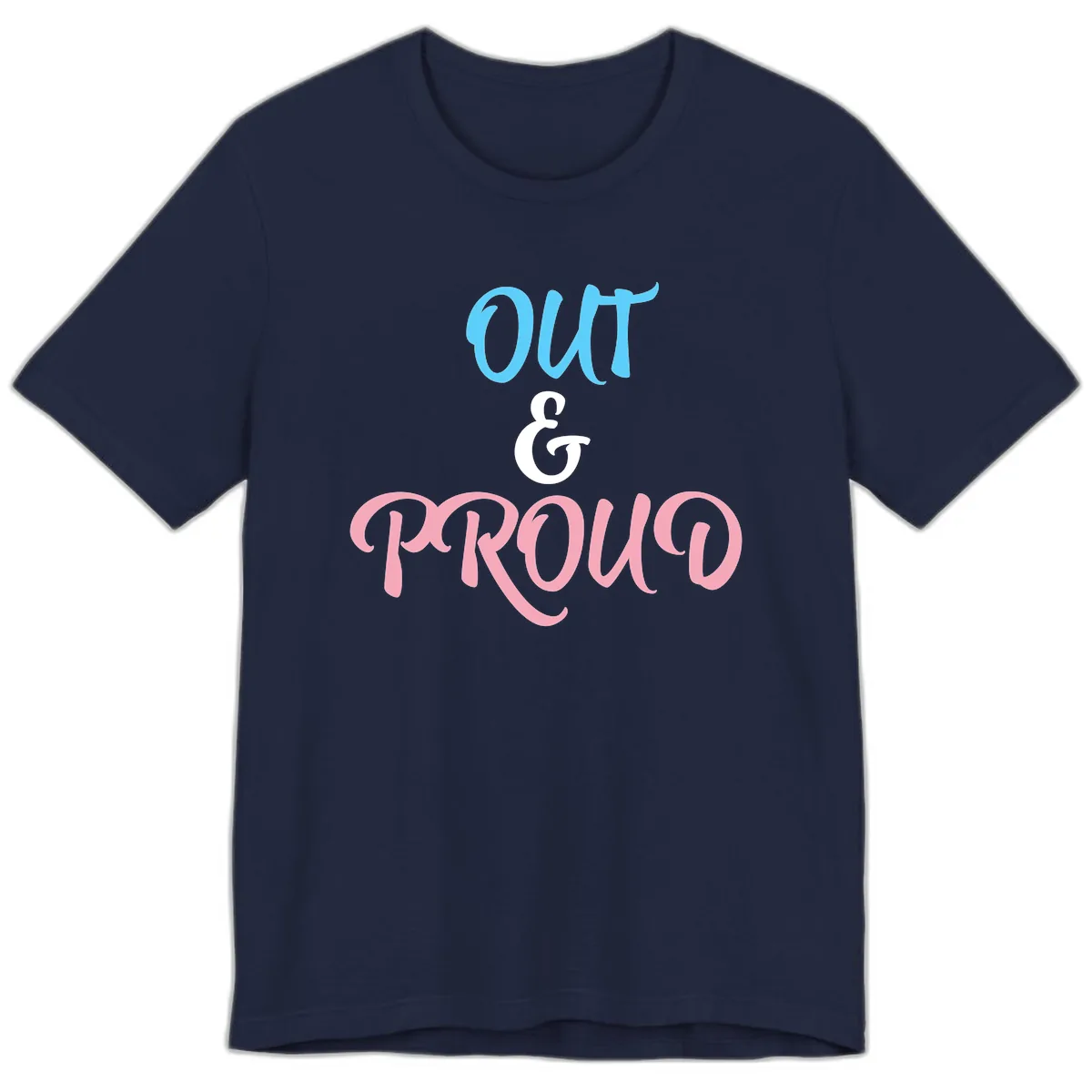 Out & Proud Premium T-Shirt in Navy