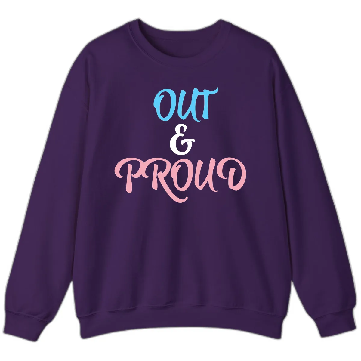 Out & Proud Sweatshirt in Purple