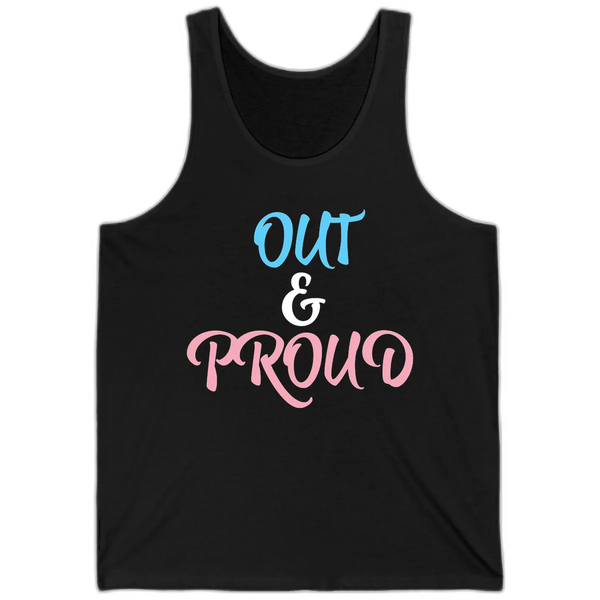 Out & Proud Tank in Black