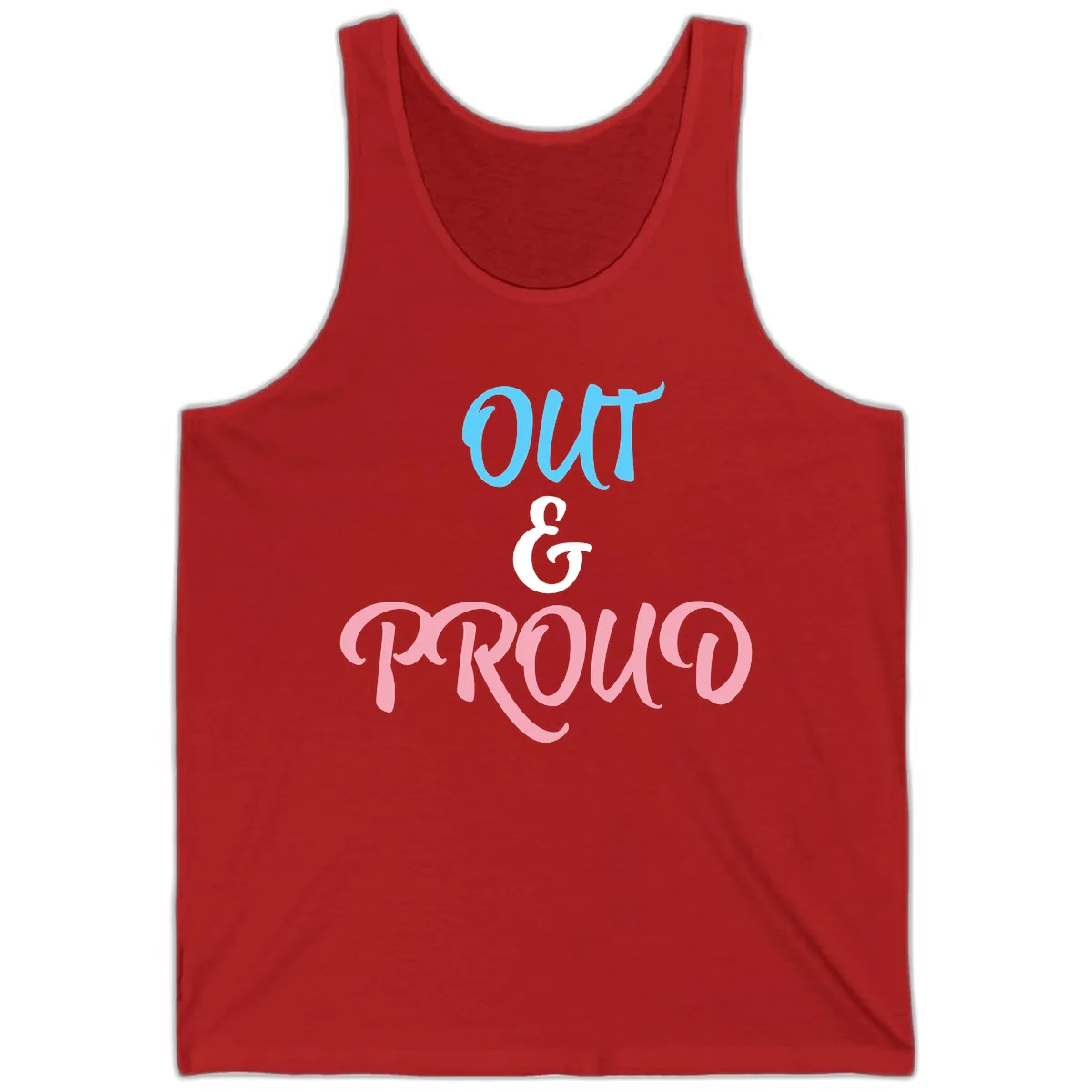 Out & Proud Tank in Red