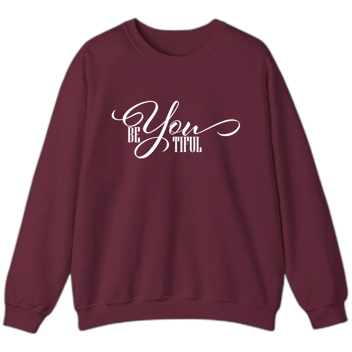 Be You Thrill Sweatshirt in Maroon