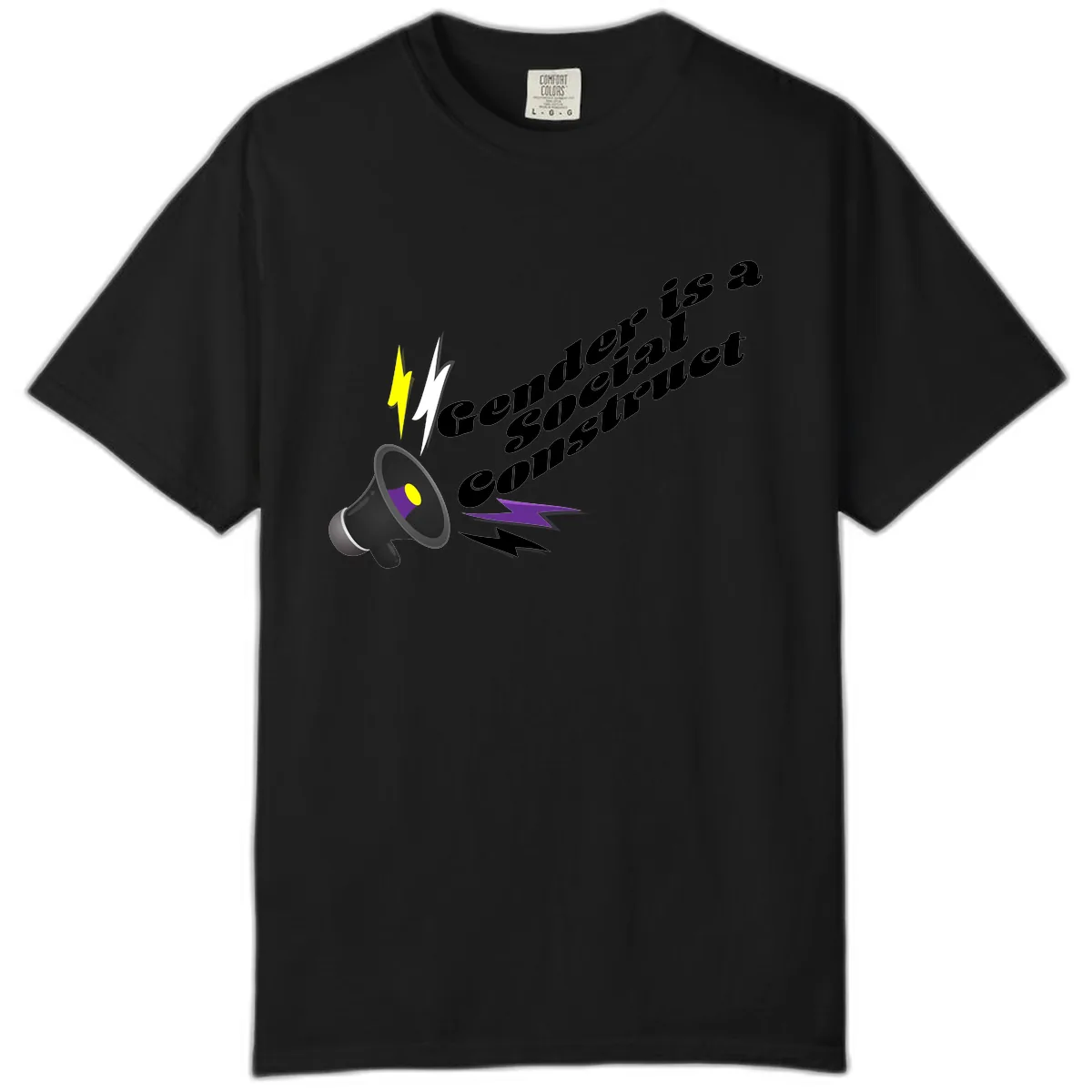 Comedian Special Announcement Comfort Color in Black