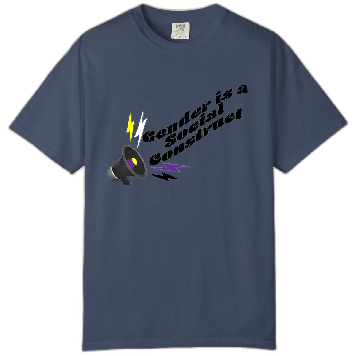 Comedian Special Announcement Comfort Color in Midnight