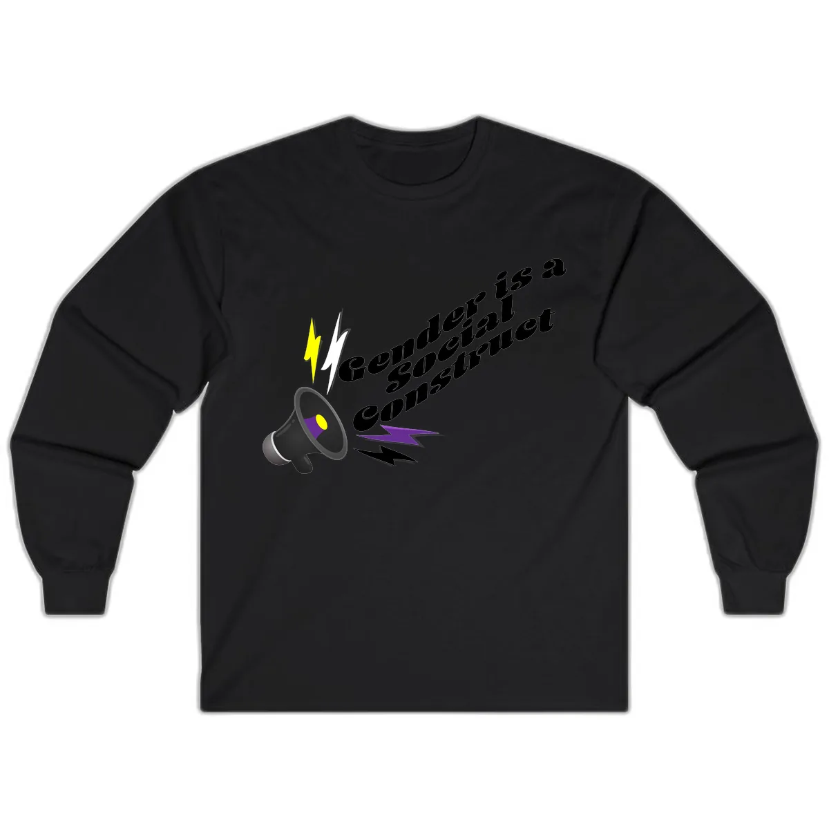 Comedian Special Announcement Long Sleeve in Black