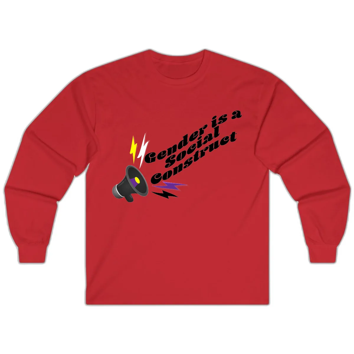Comedian Special Announcement Long Sleeve in Red