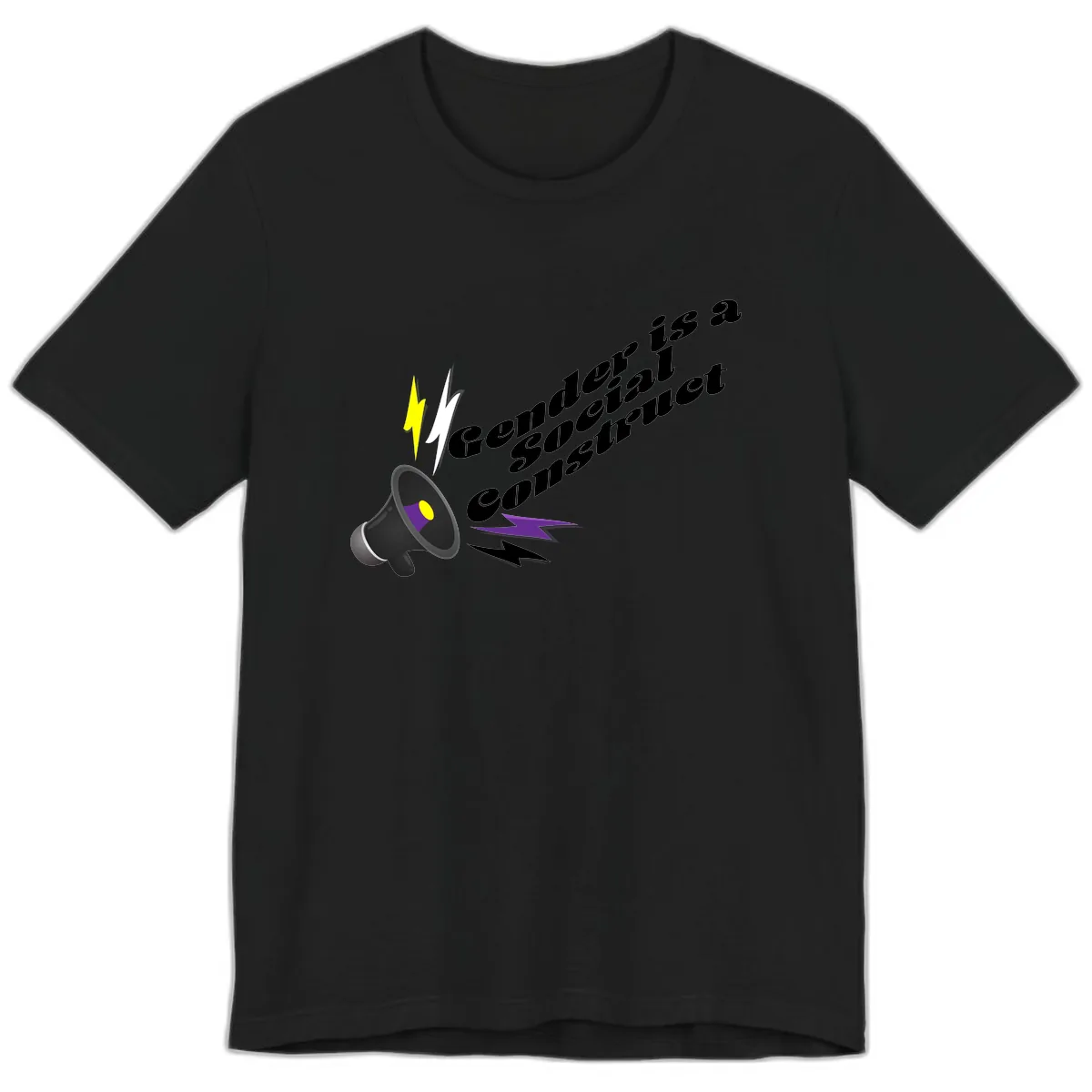Comedian Special Announcement Premium T-Shirt in Black