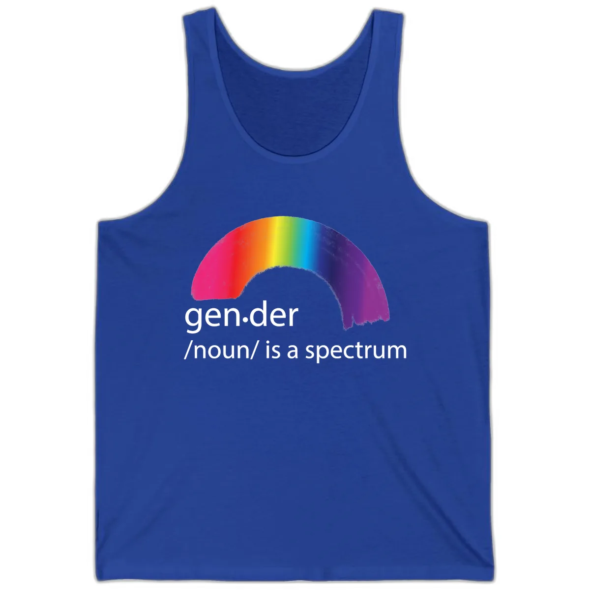 Gender Is A Spectrum Tank in True Royal