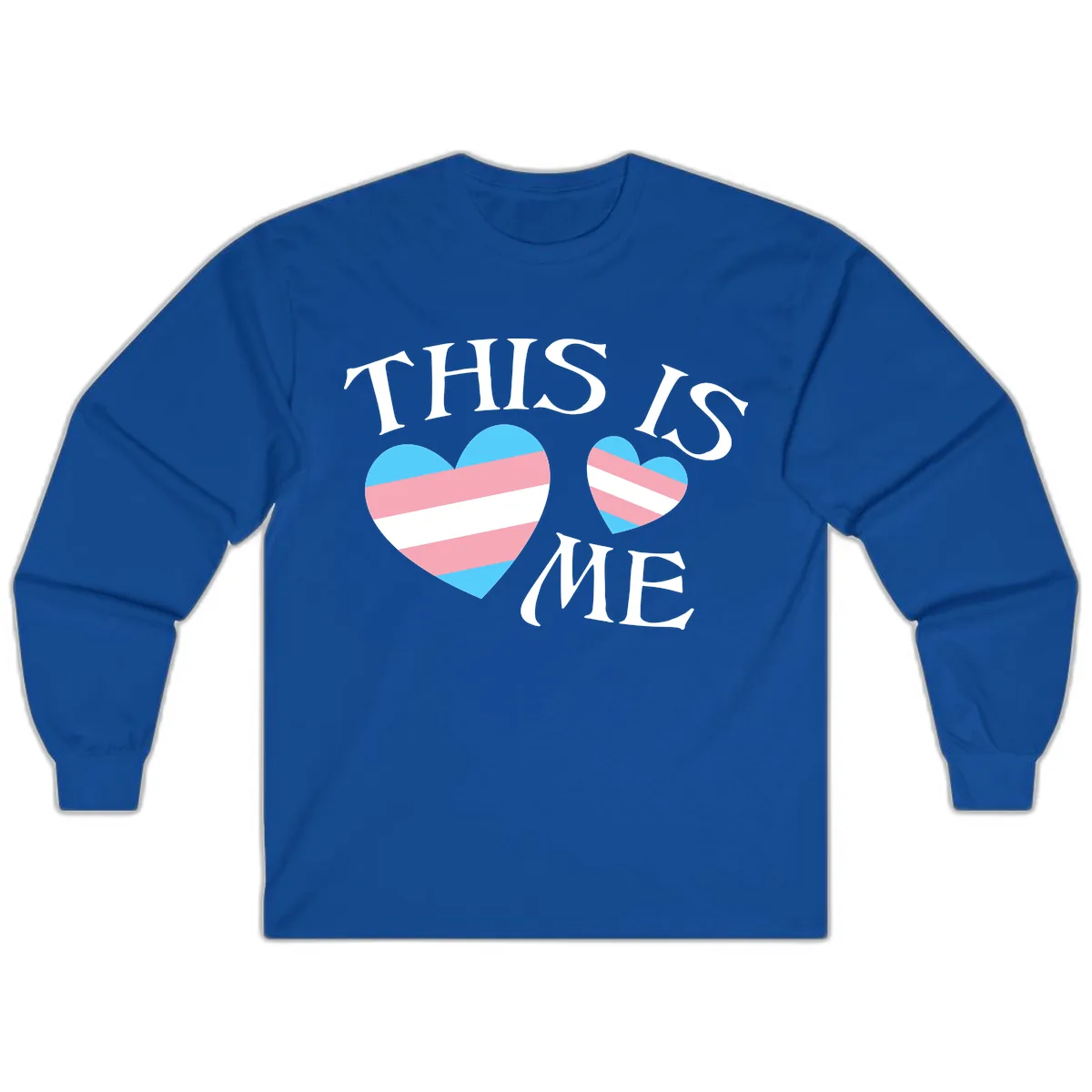 This Is Me Pride Hearts Long Sleeve in Royal
