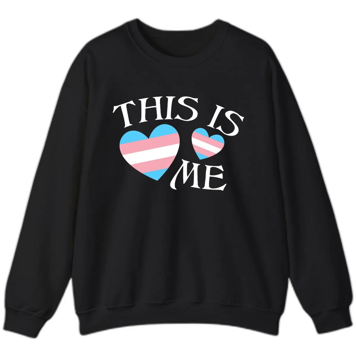 This Is Me Pride Hearts Sweatshirt in Black