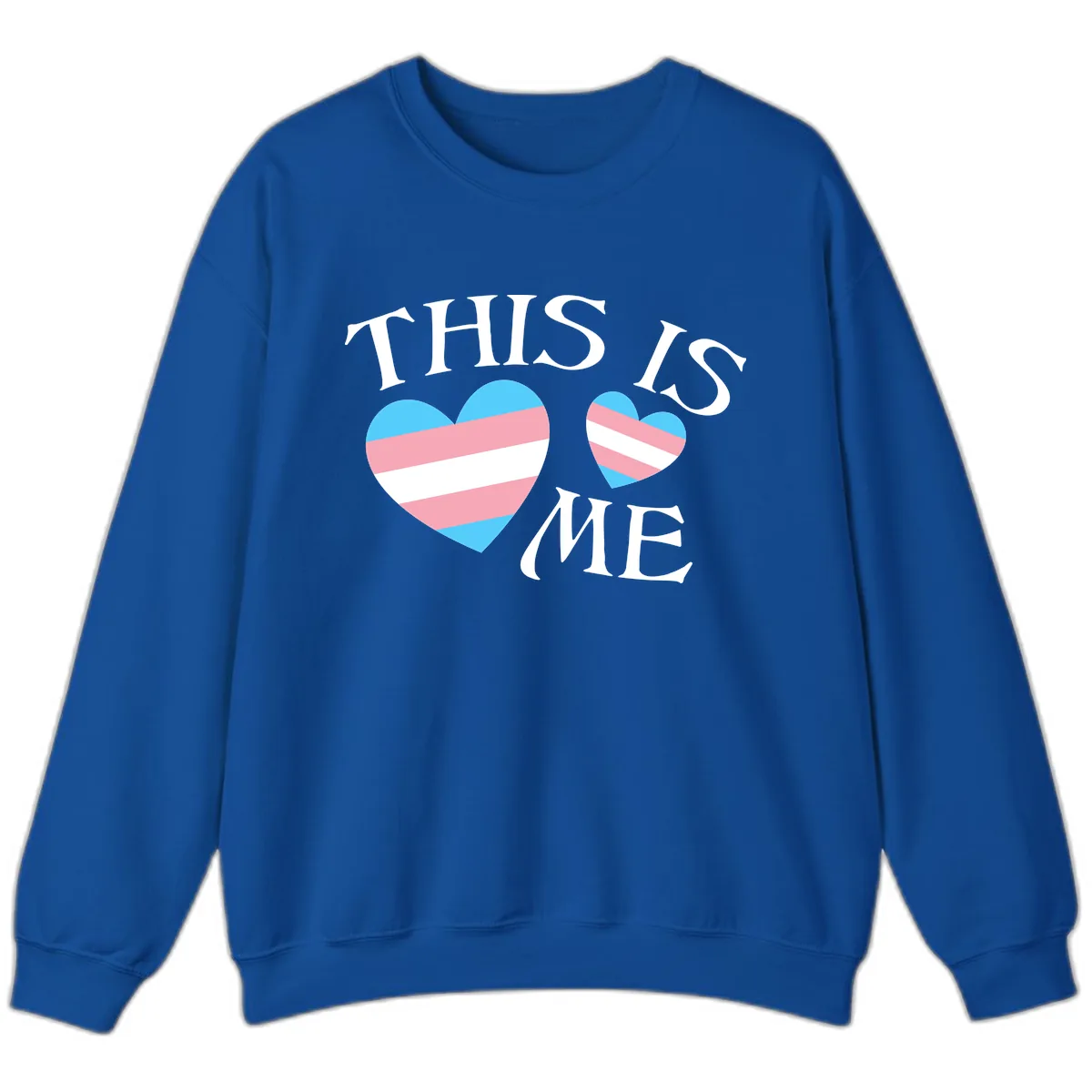 This Is Me Pride Hearts Sweatshirt in Royal