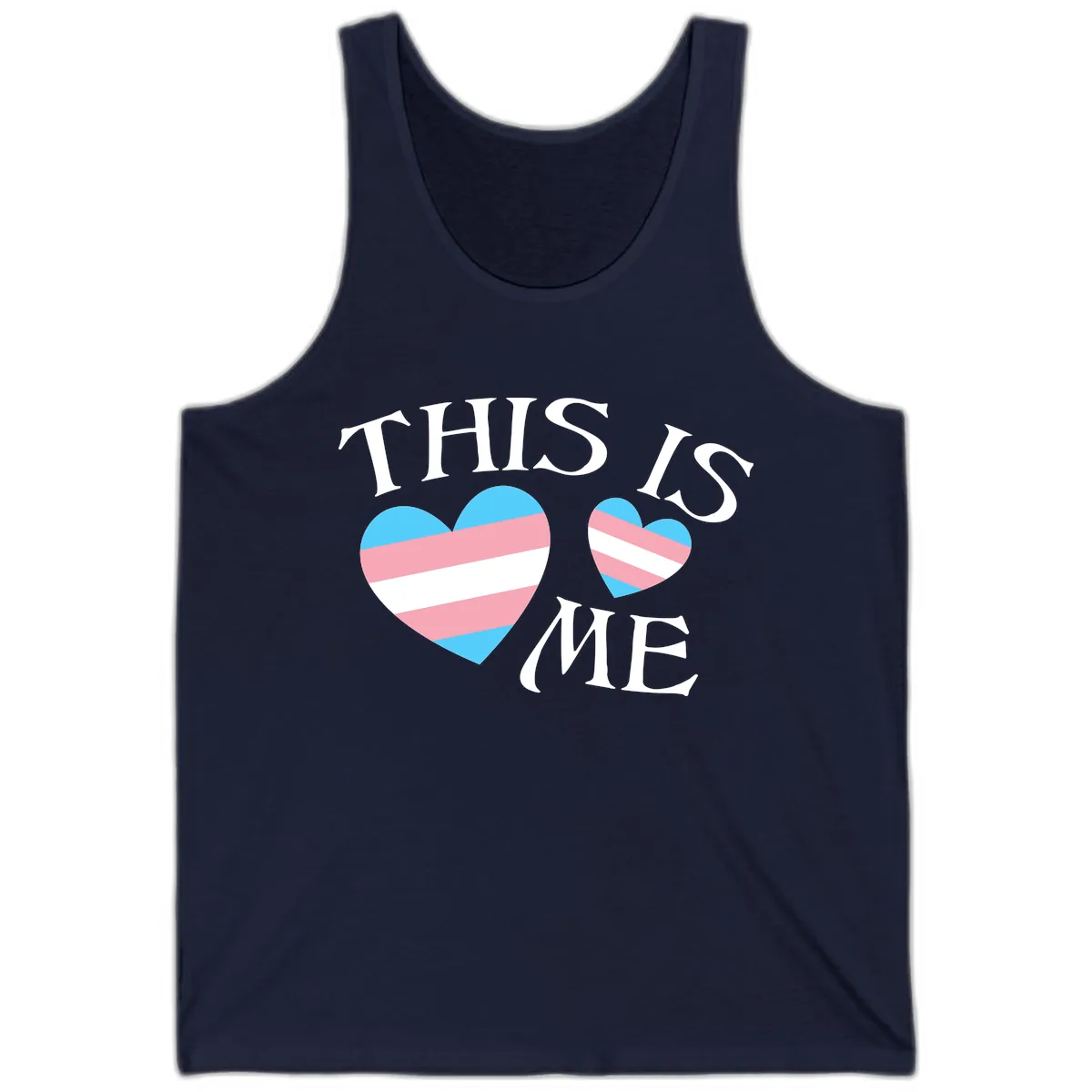 This Is Me Pride Hearts Tank in Navy