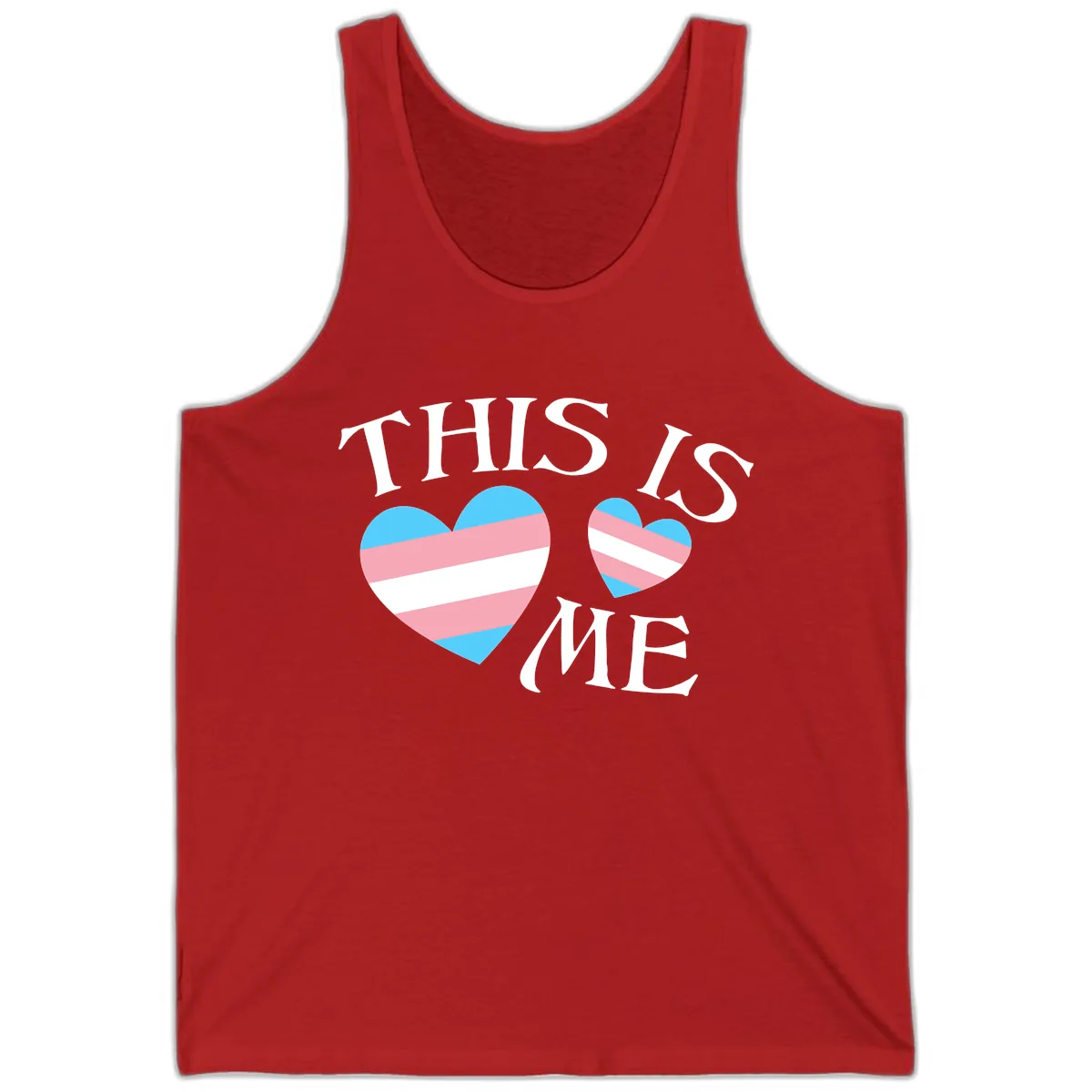 This Is Me Pride Hearts Tank in Red
