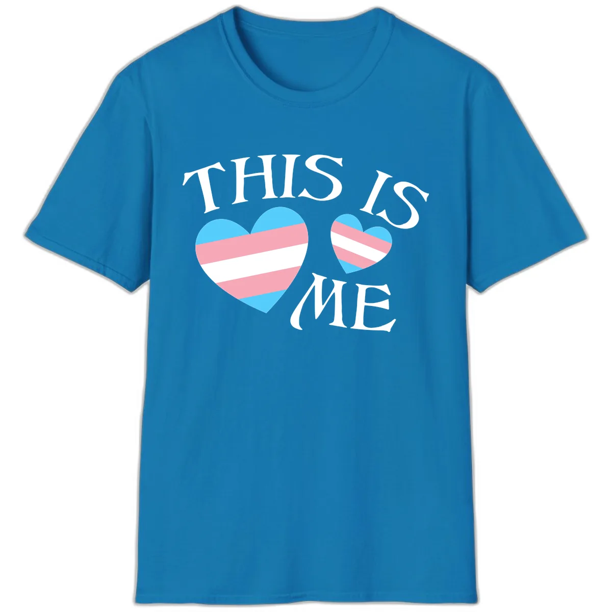 This Is Me Pride Hearts T-Shirt in Sapphire