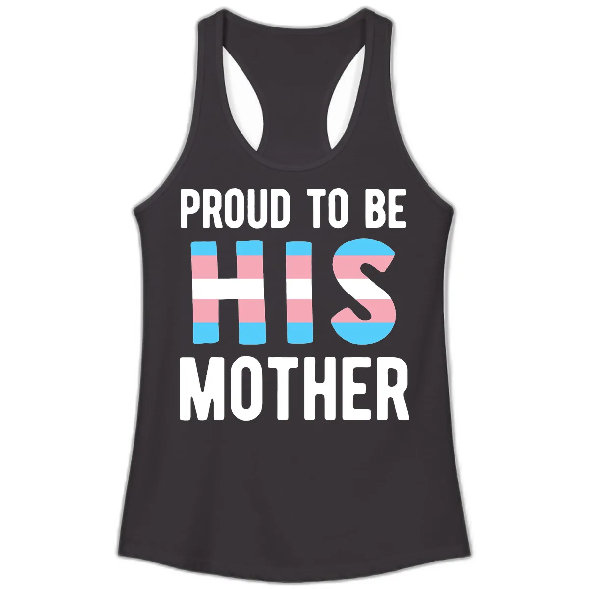 Proud To Be S Mother Ladies Tank in Black