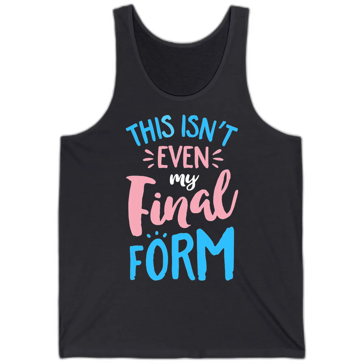 This Isn't Even My Final Form Tank in Dark Grey