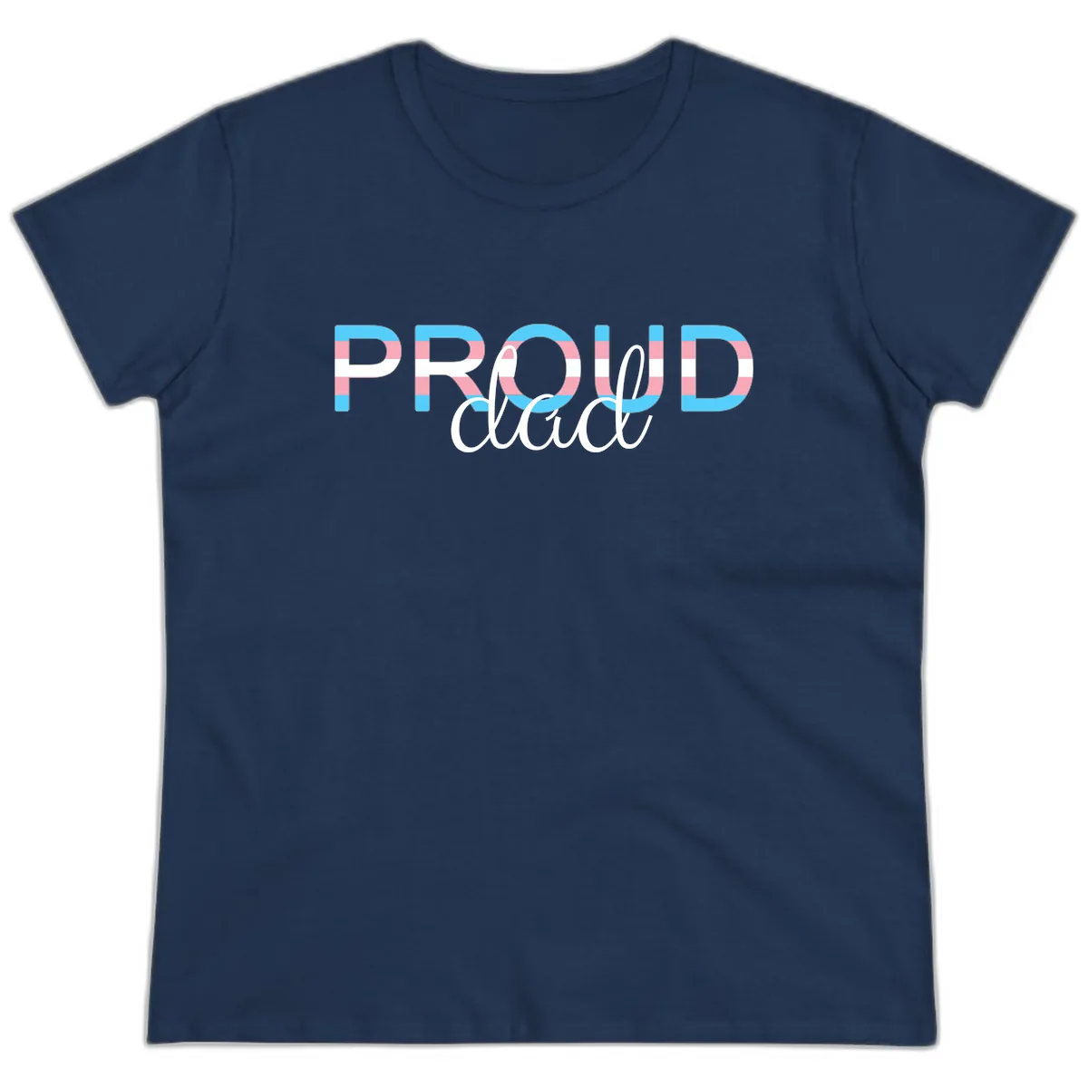 Proud And Loud Ladies Tee in Navy