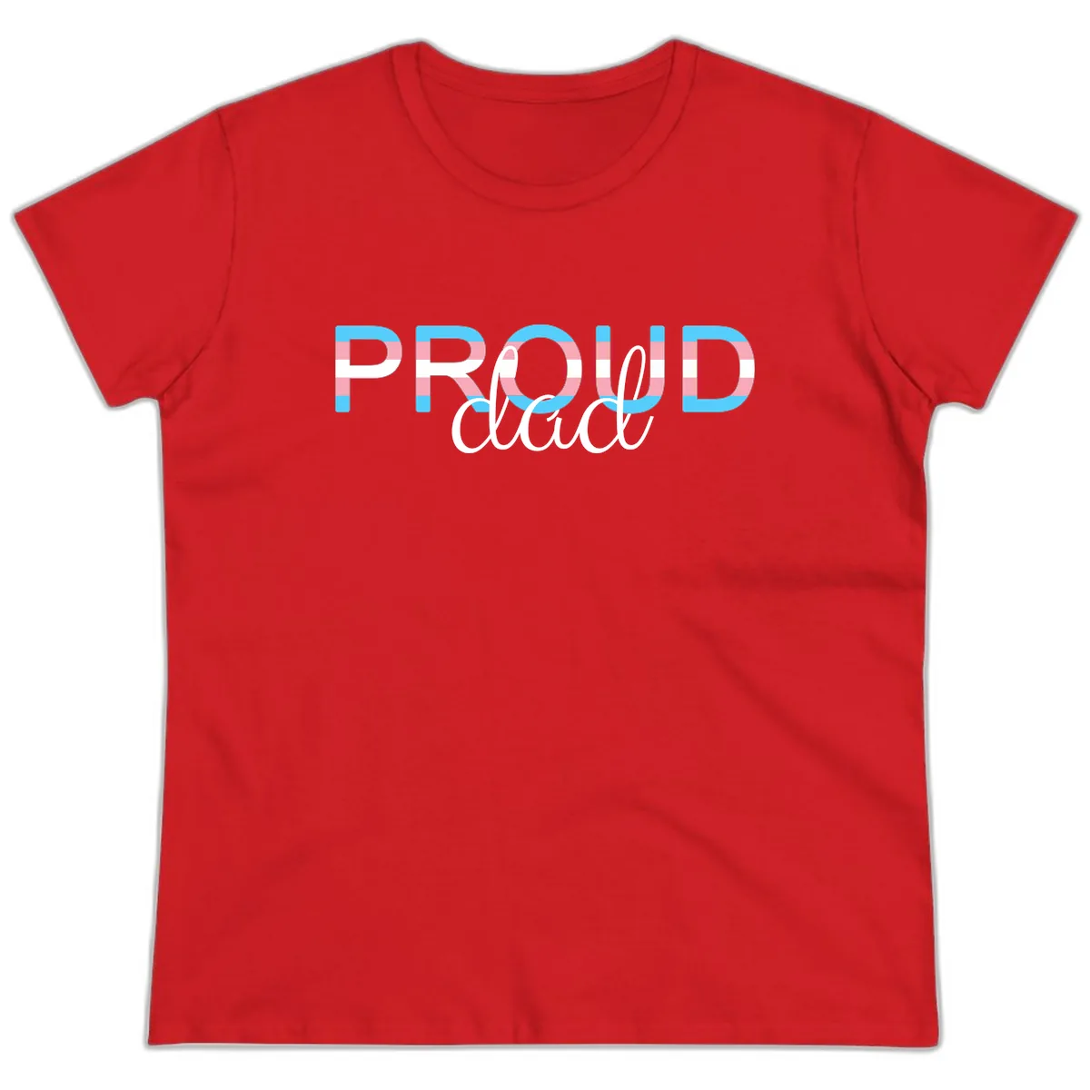 Proud And Loud Ladies Tee in Red