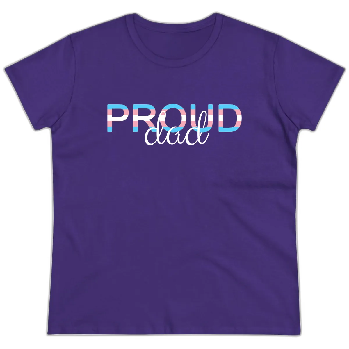 Proud And Loud Ladies Tee in Purple