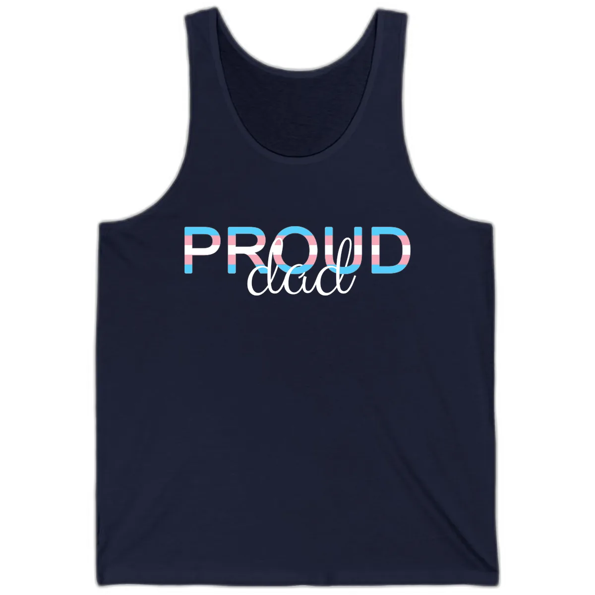 Proud And Loud Tank in Navy