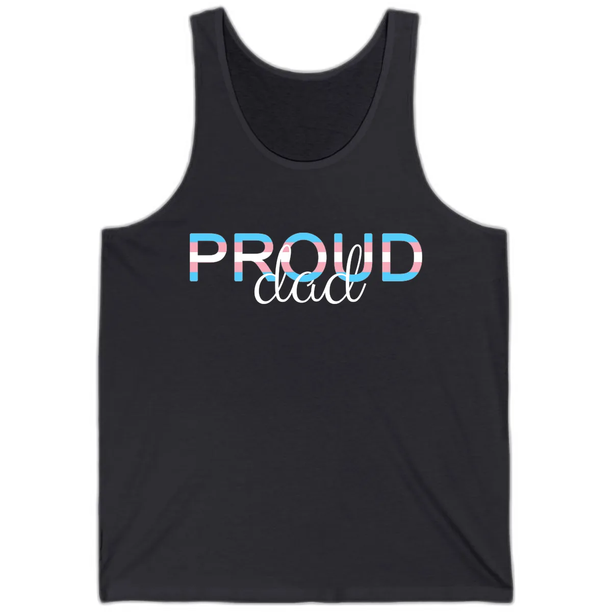 Proud And Loud Tank in Dark Grey