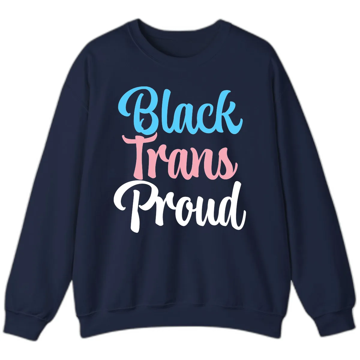Block Trans Proud Sweatshirt in Navy
