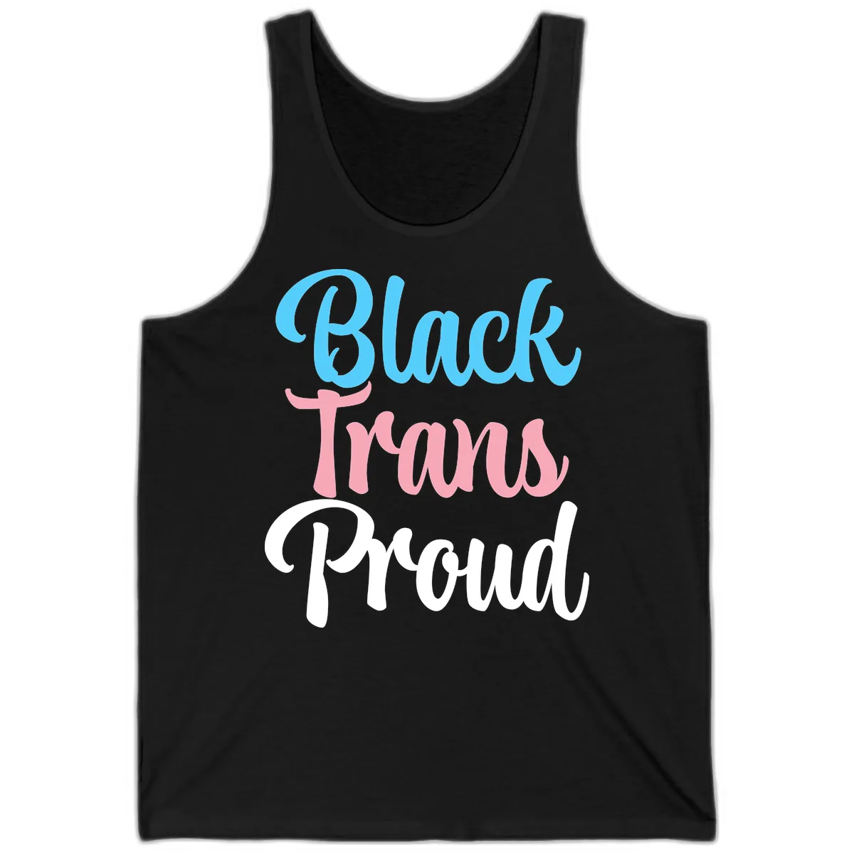 Block Trans Proud Tank in Black