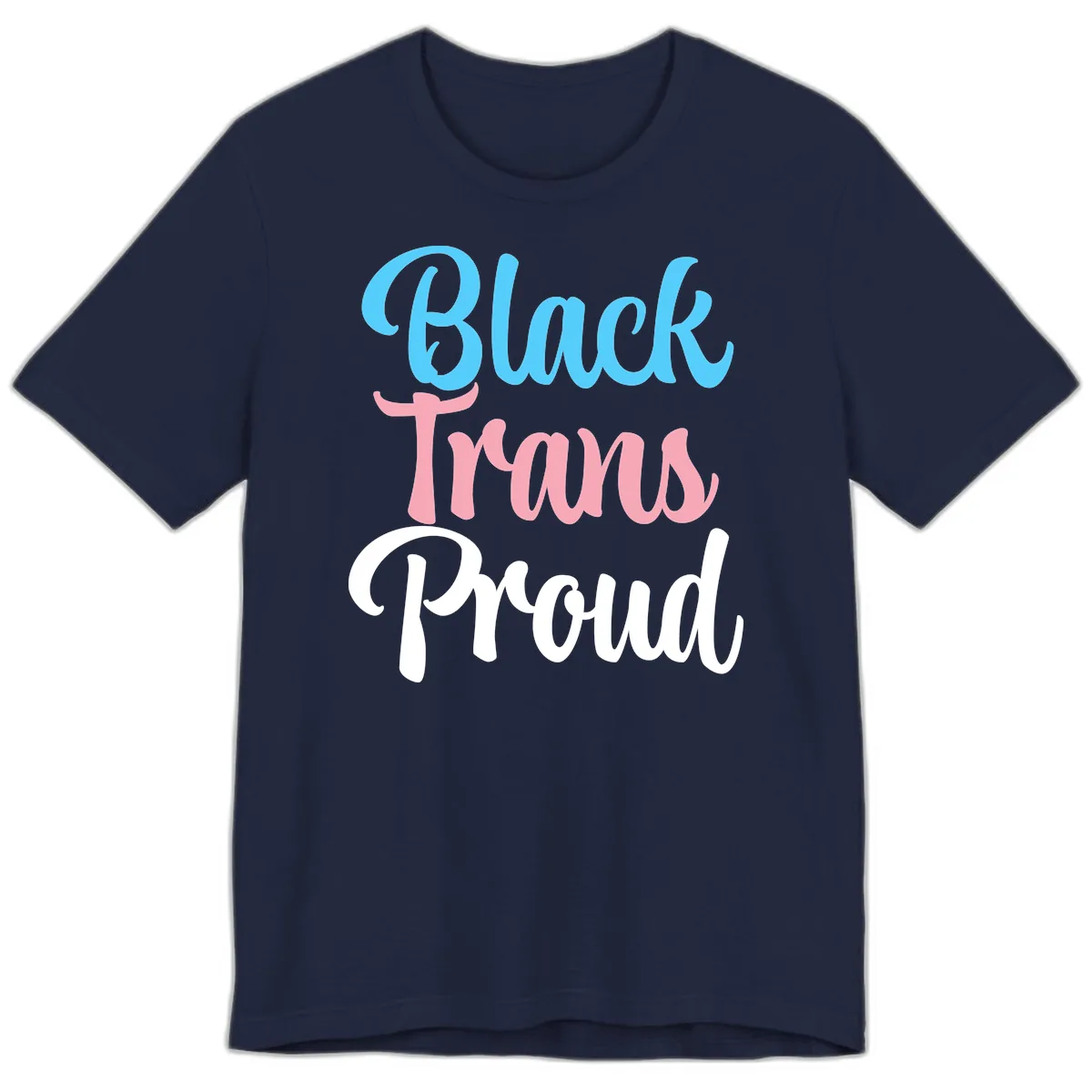 Block Tram Squad Premium T-Shirt in Navy