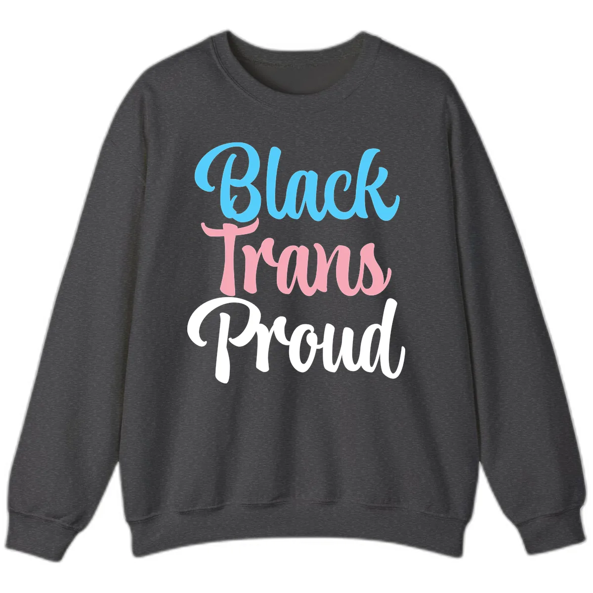 Block Tram Squad Sweatshirt in Dark Heather