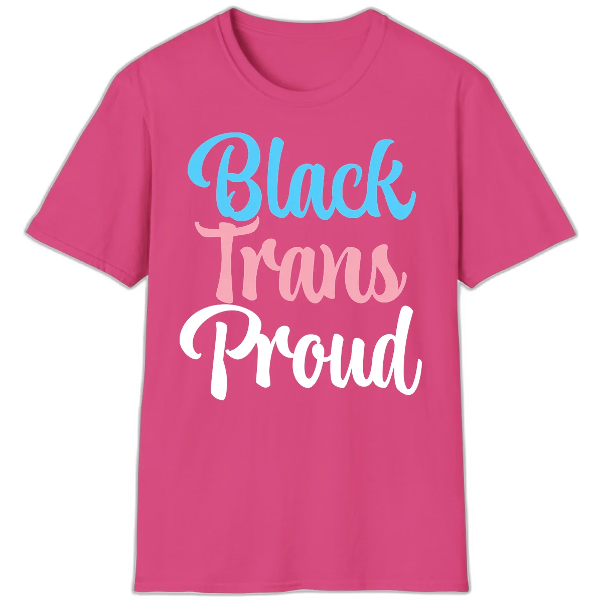 Block Tram Squad T-Shirt in Heliconia