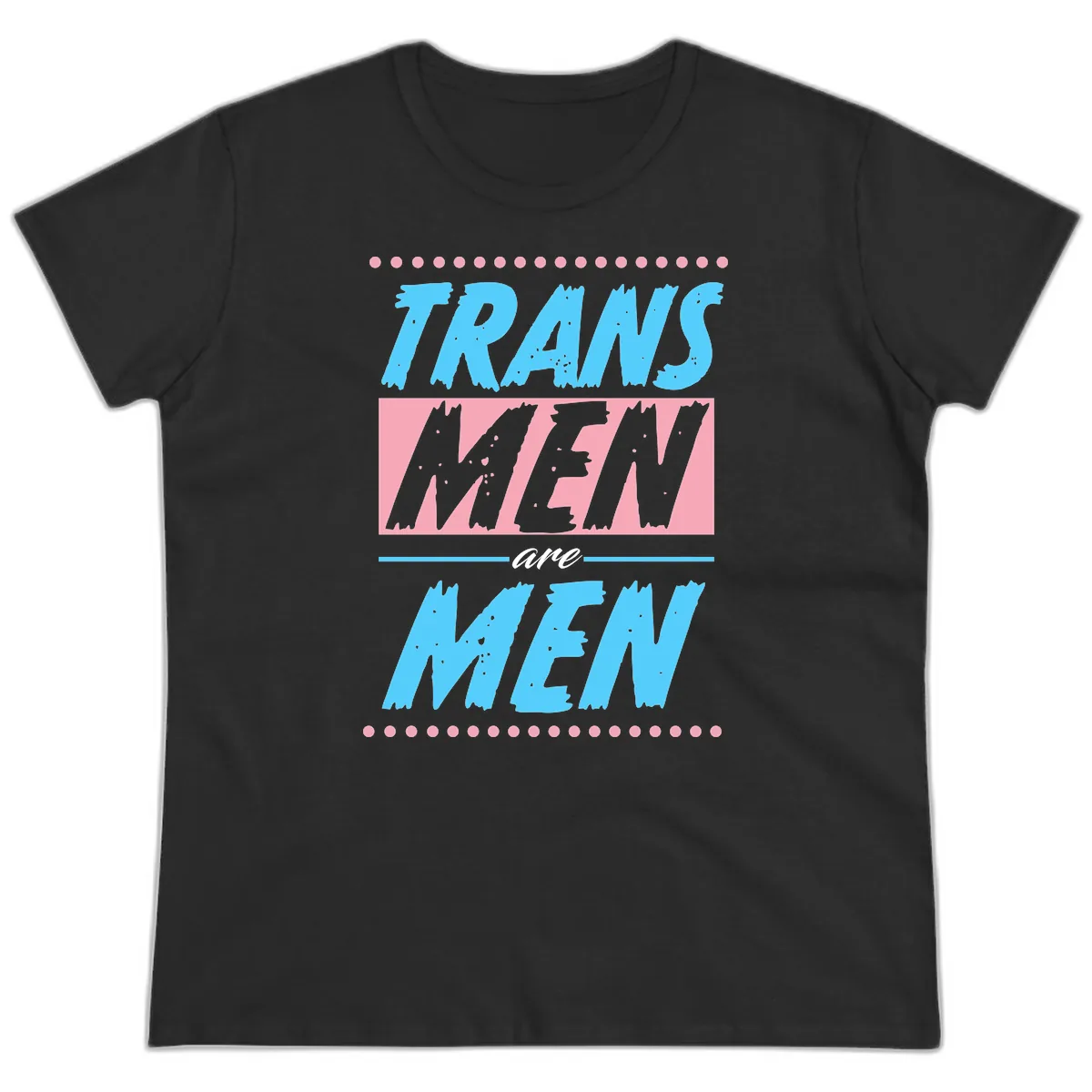 Trains New Men Are New Ladies Tee in Black