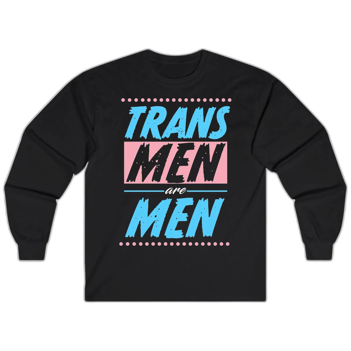 Trains New Men Are New Long Sleeve in Black