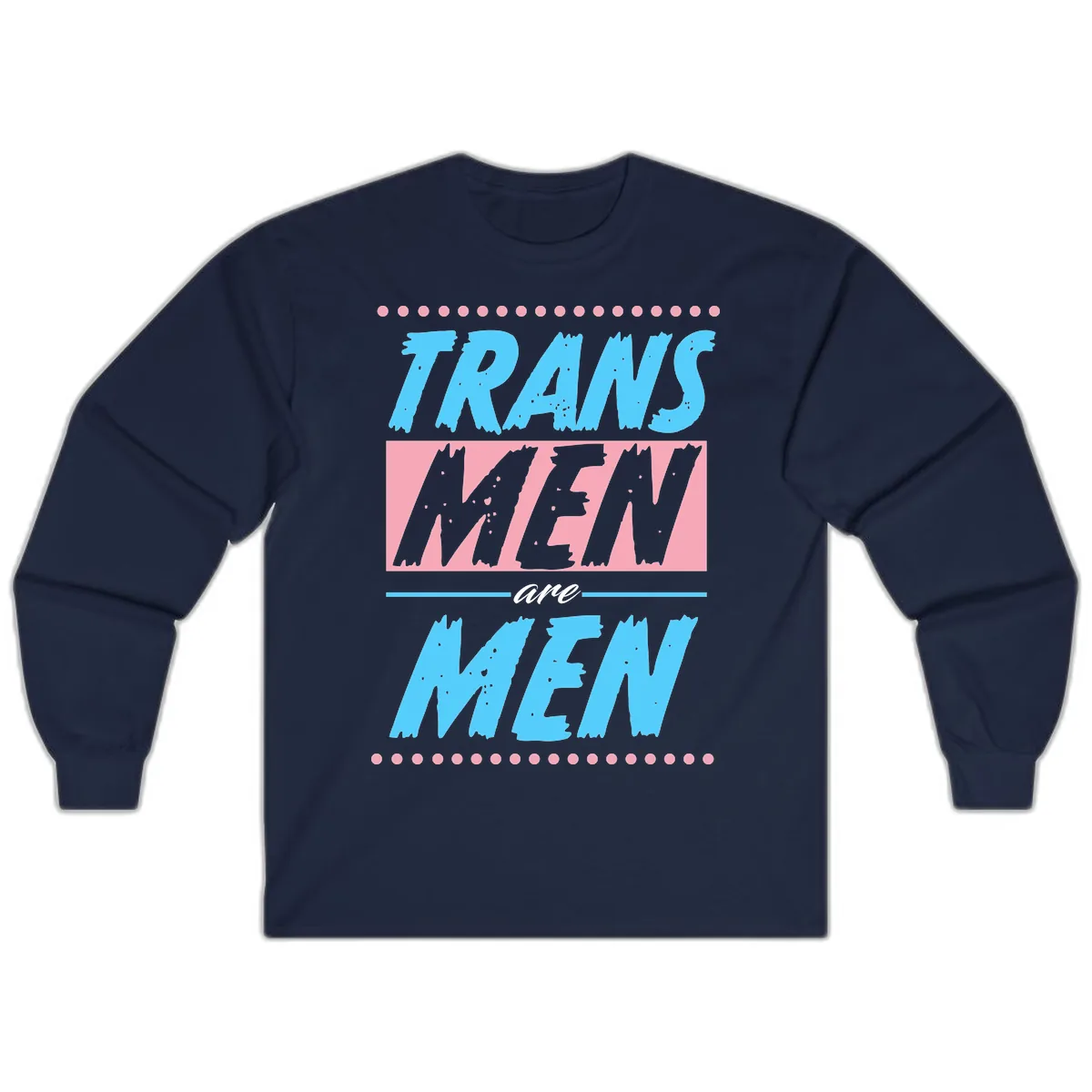 Trains New Men Are New Long Sleeve in Navy