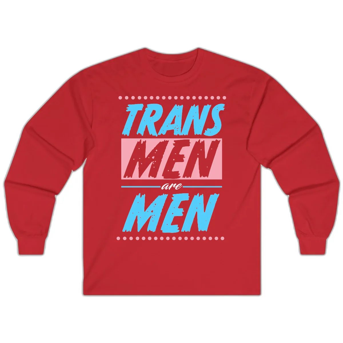 Trains New Men Are New Long Sleeve in Red