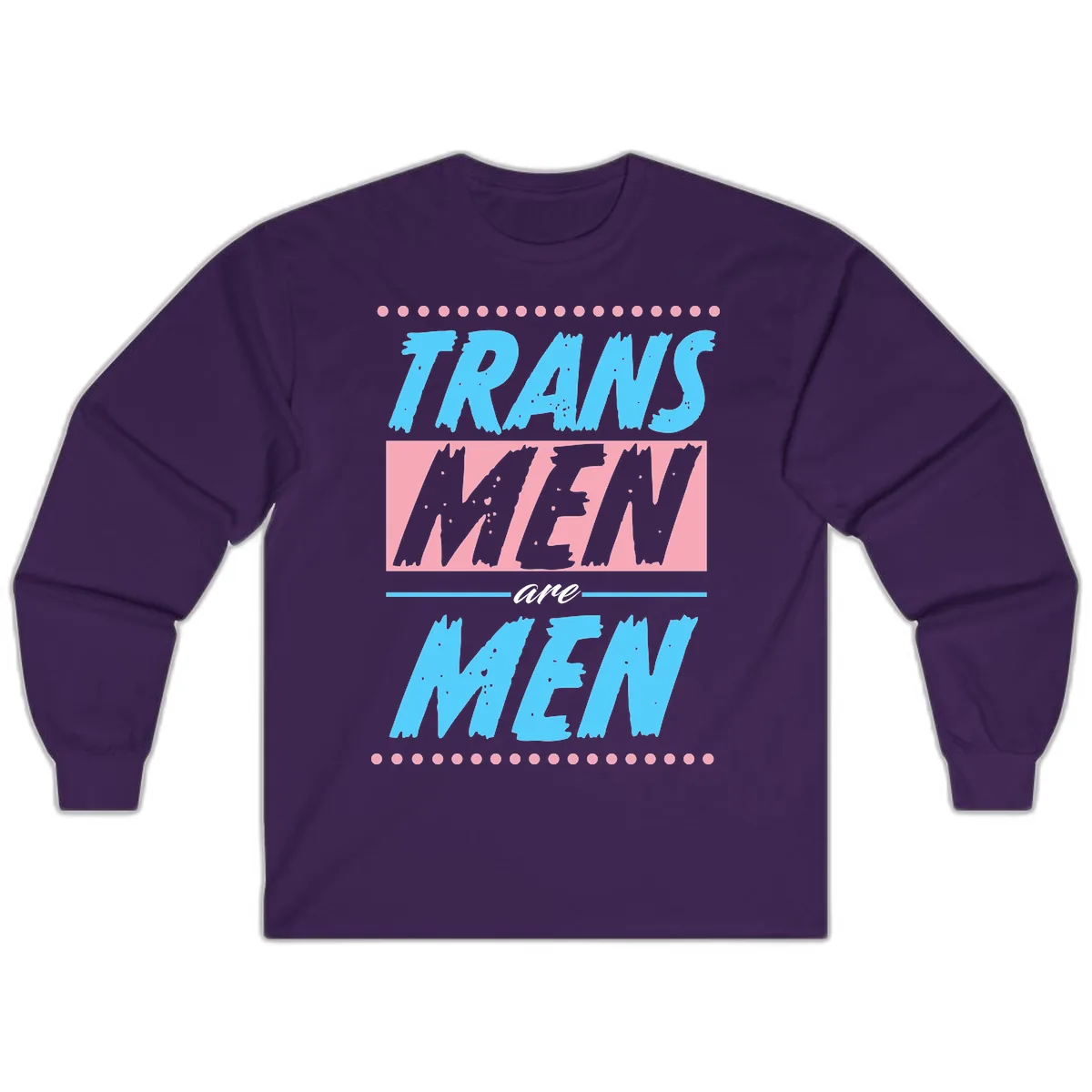 Trains New Men Are New Long Sleeve in Purple
