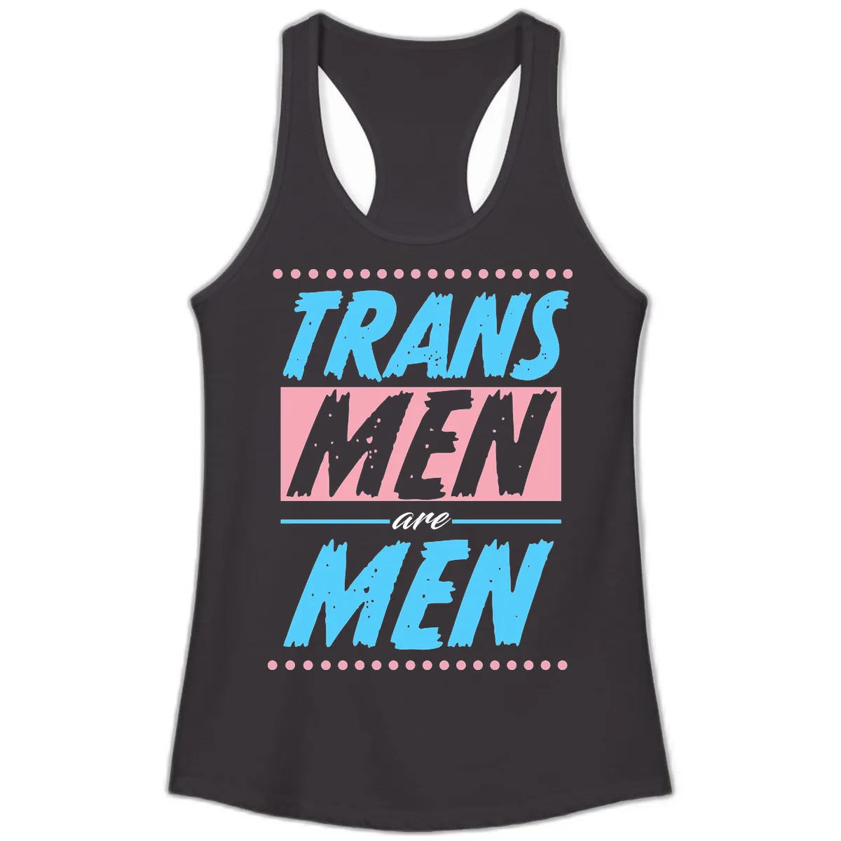 Trains New Men Are New Ladies Tank in Black