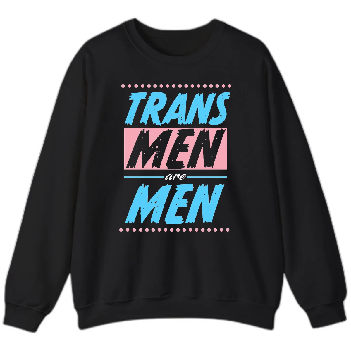 Trains New Men Are New Sweatshirt in Black