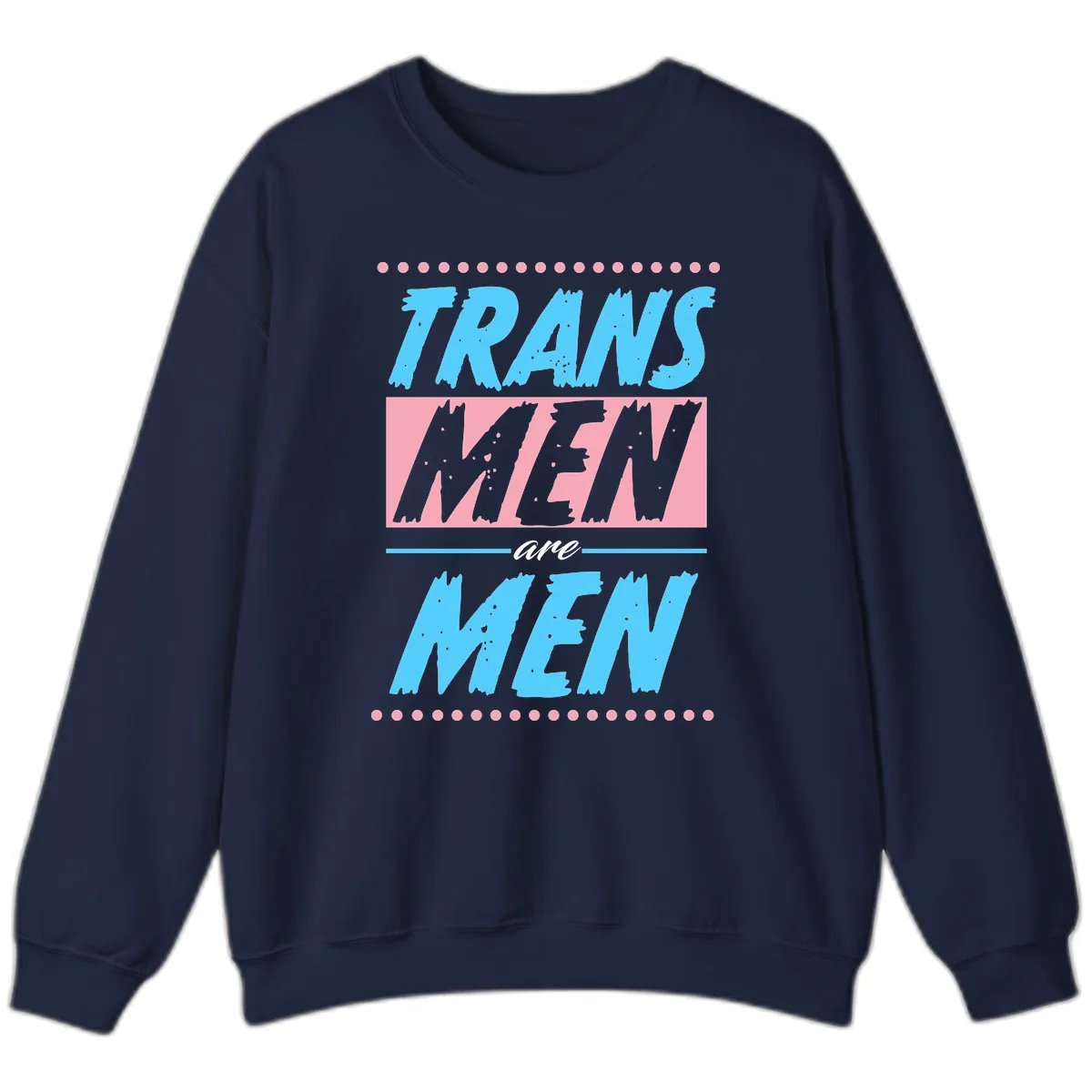 Trains New Men Are New Sweatshirt in Navy