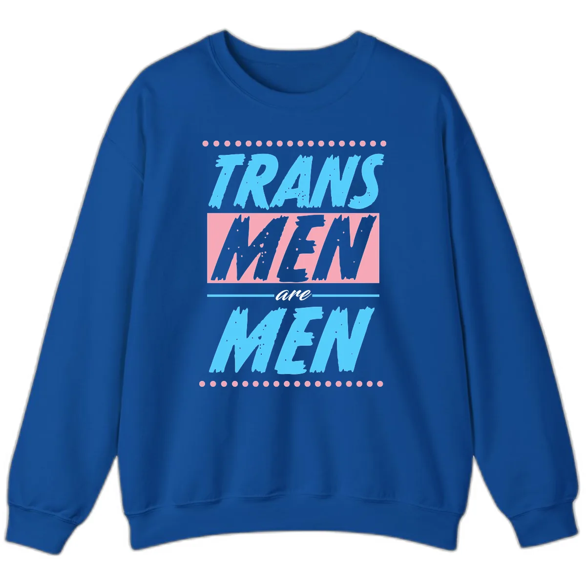 Trains New Men Are New Sweatshirt in Royal