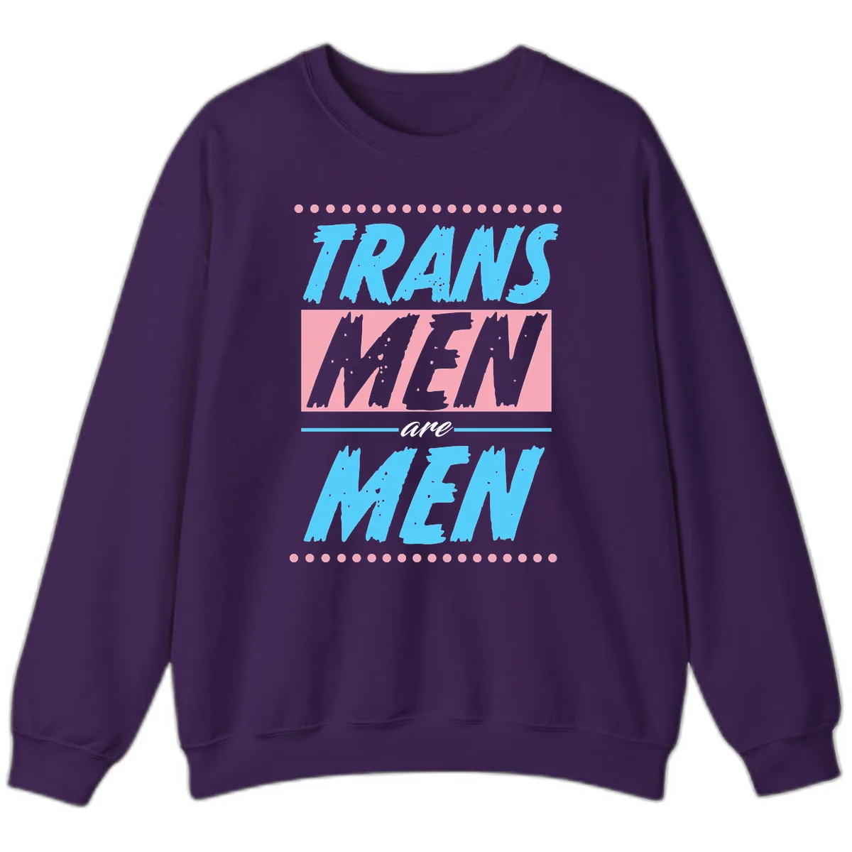 Trains New Men Are New Sweatshirt in Purple