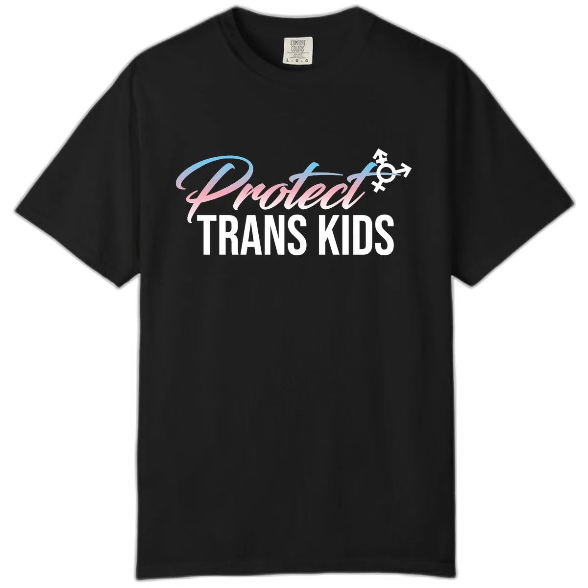 Protect Trans Kids Comfort Color in Black