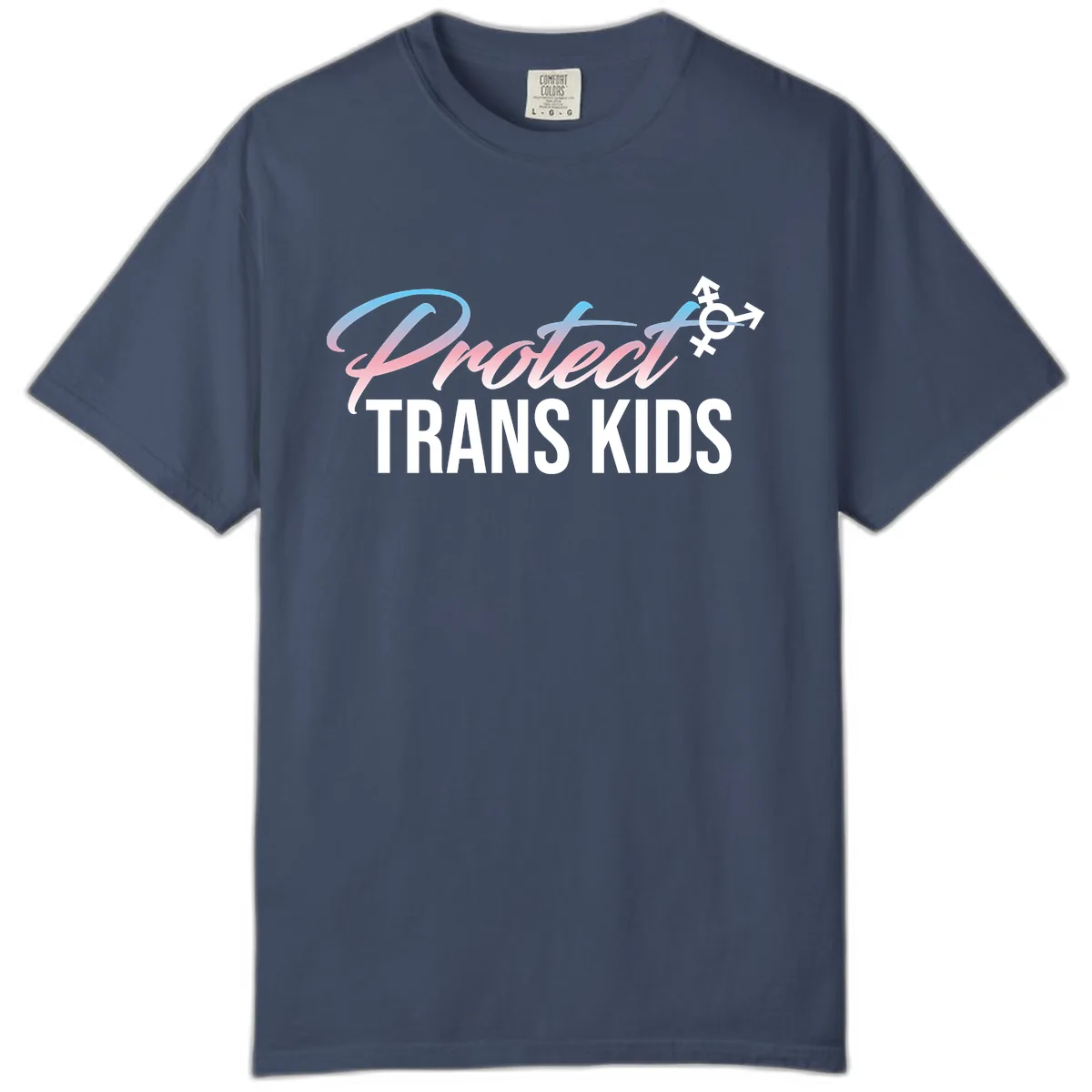 Protect Trans Kids Comfort Color in Midnight