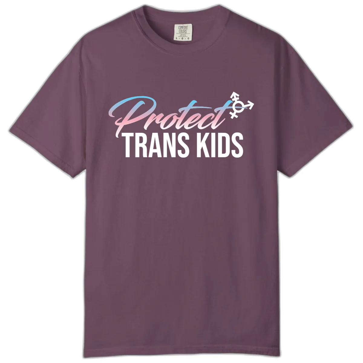 Protect Trans Kids Comfort Color in Berry