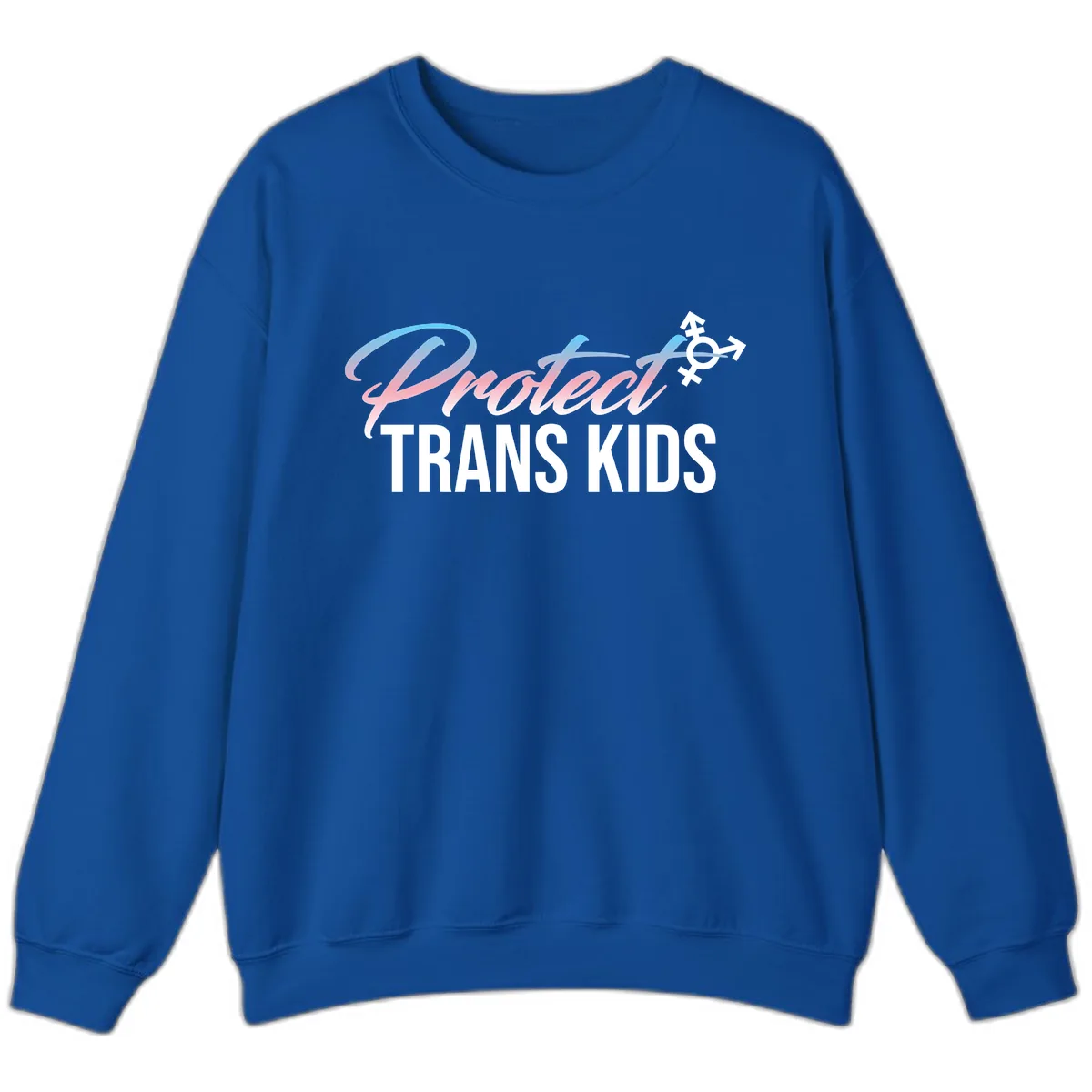 Protect Trans Kids Sweatshirt in Royal