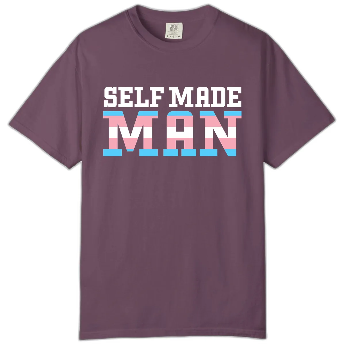 Self Made Trans Pride Comfort Color in Berry