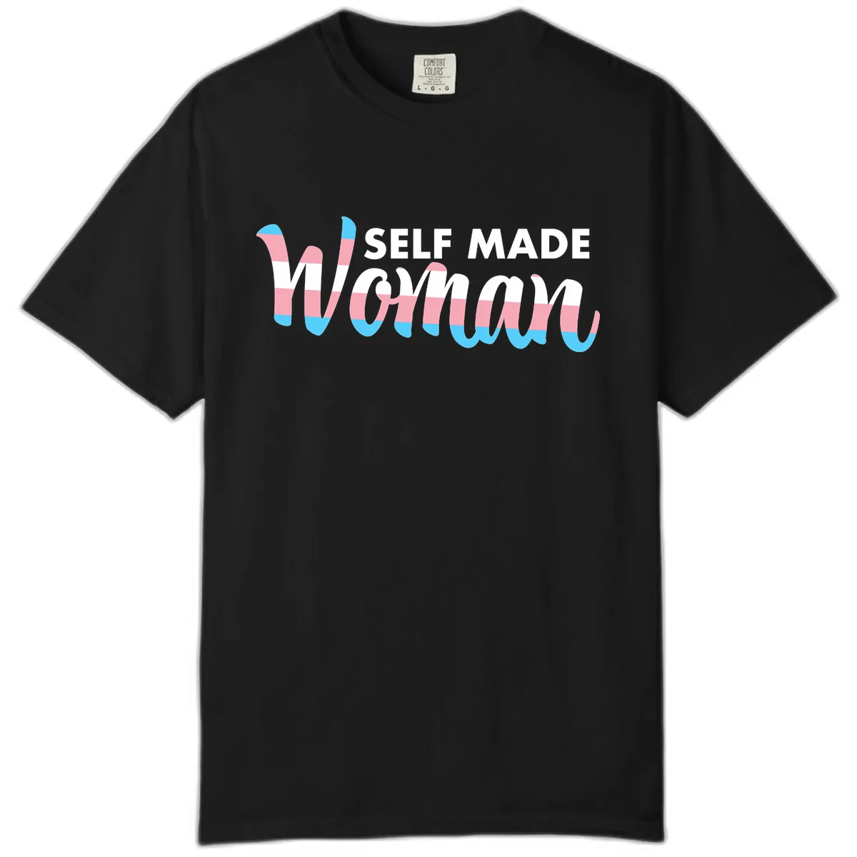 Self Made Woman Comfort Color in Black