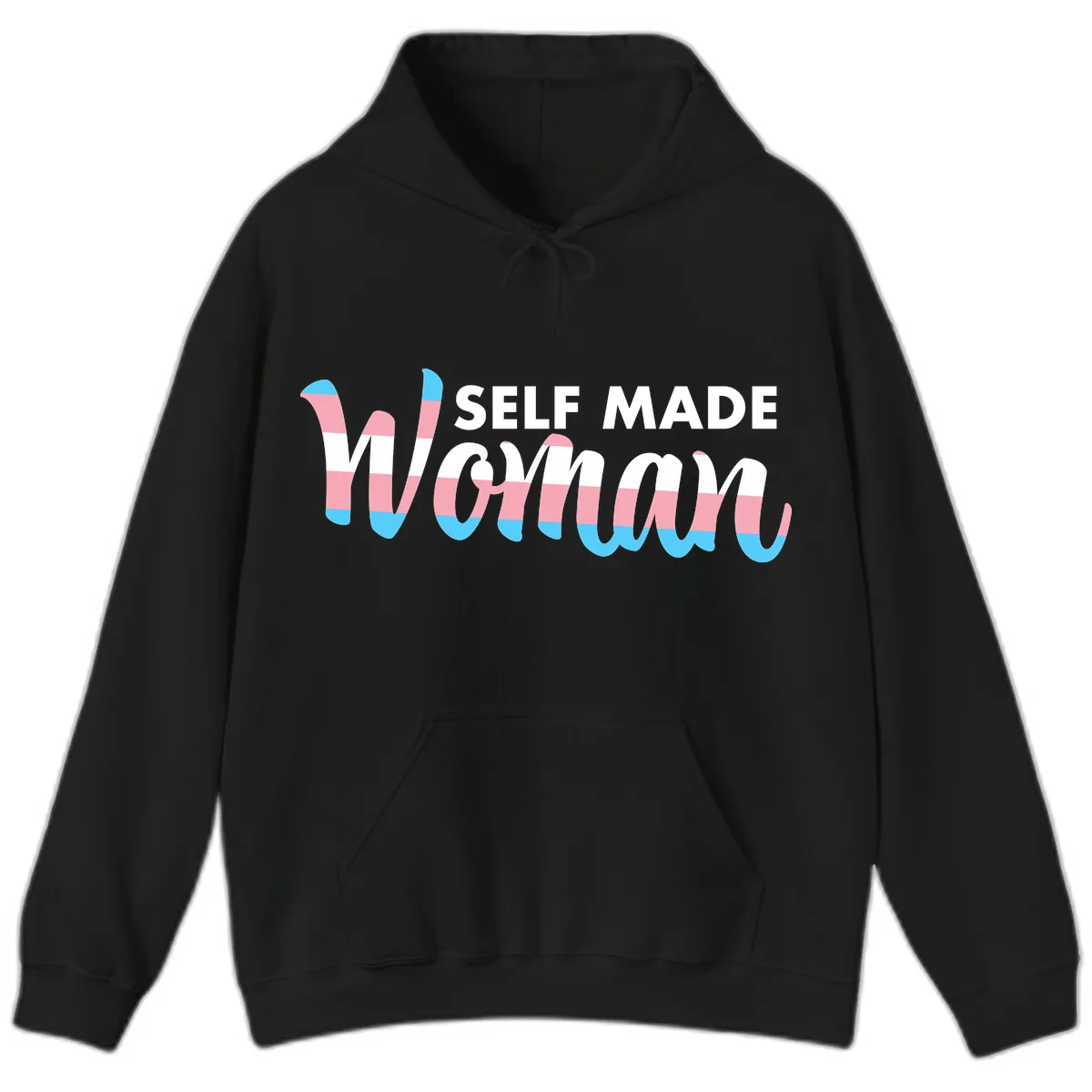 Self Made Woman Hoodie in Black