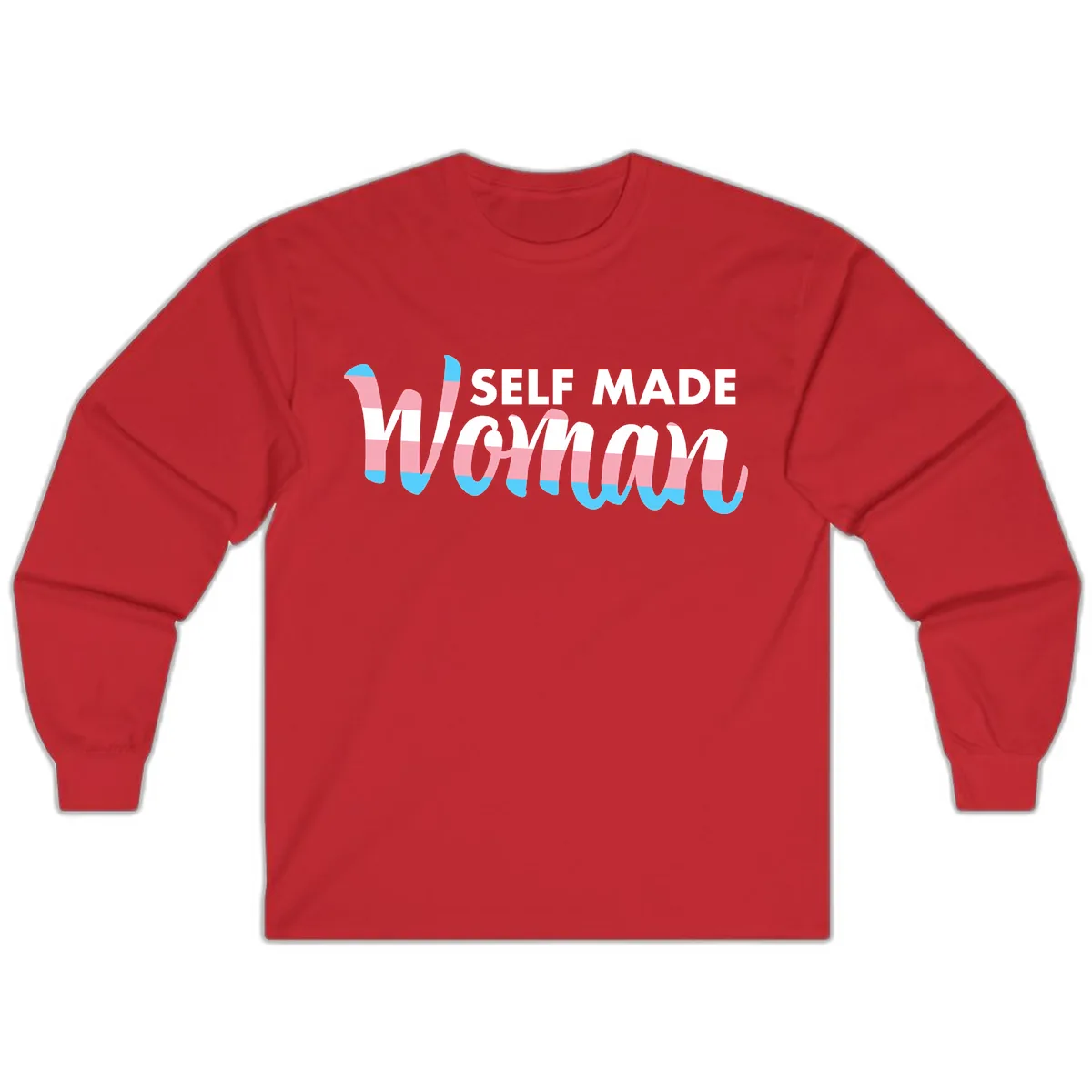 Self Made Woman Long Sleeve in Red