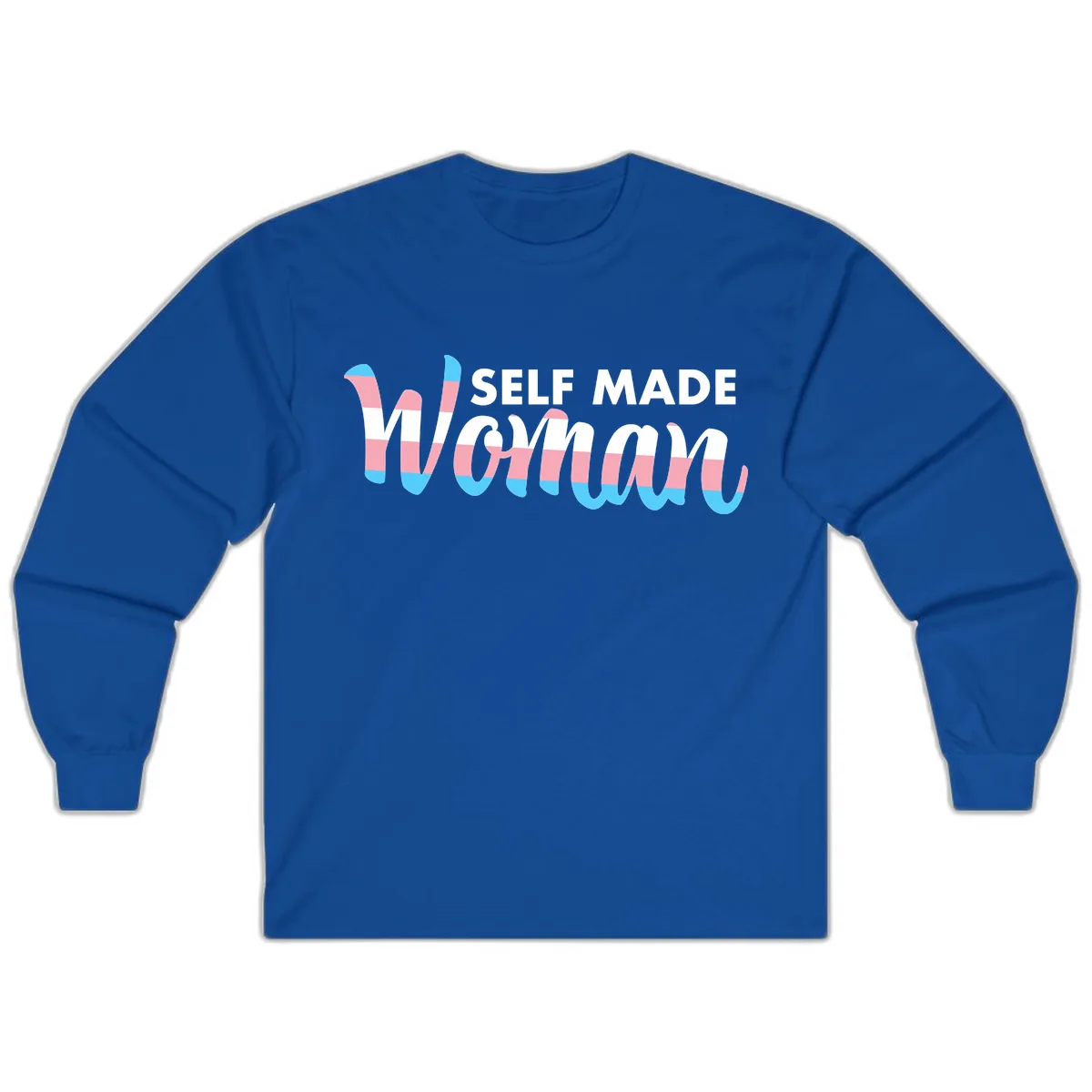 Self Made Woman Long Sleeve in Royal